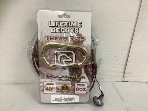 Lifetime Decoys Texas Rigs Coated Cable, E-Commerce Return - Lot 298