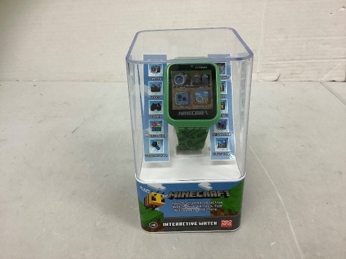 Minecraft Interactive Watch, Untested, Appears New - Lot 384