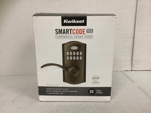 Kwikset SmartCode Door Handle, E-Commerce Return - Lot 391