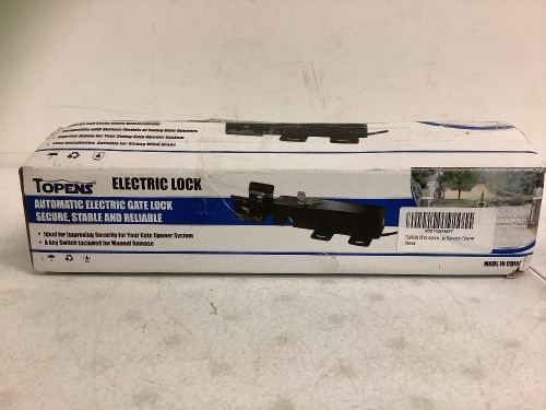Topens Electric Gate Lock, Untested, E-Comm Return - Lot 401