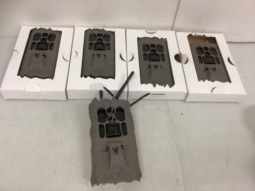 Lot of (5) Assorted Trail Cams, E-Comm Return - Lot 405
