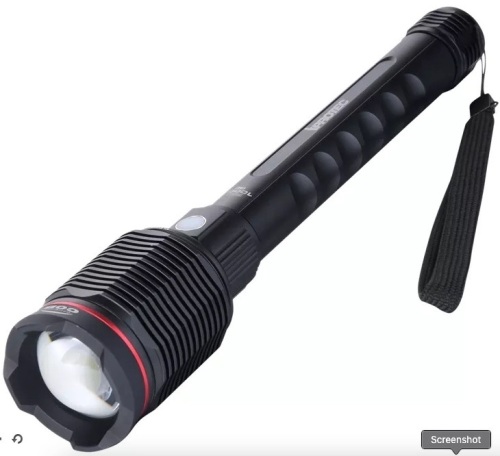 iProtec 10,000-Lumen Rechargeable Flashlight, E-Comm Return - Lot 409