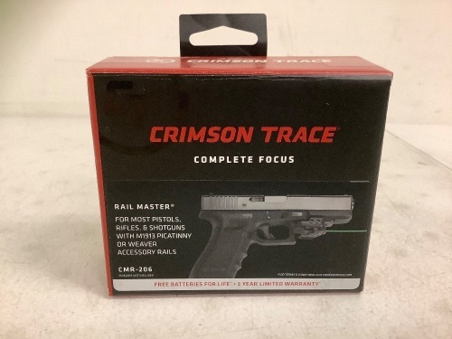 Crimson Trace Rail Master Laser, Untested, E-Commerce Return - Lot 429