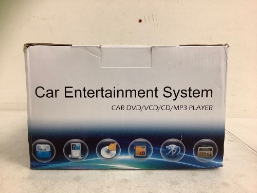 Car Entertainment System, Untested, Appears New - Lot 430