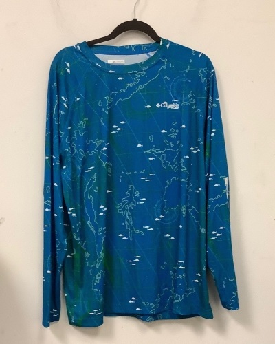 Columbia Mens Long Sleeve Shirt, L, New, Retail 50.00 - Lot 440