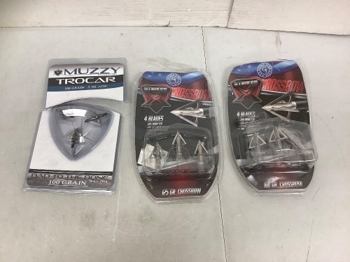 Lot of (3) Broadheads, E-Comm Return - Lot 449