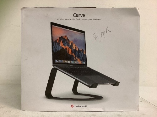 Curve Desktop Stand for Macbook, Appears New - Lot 469
