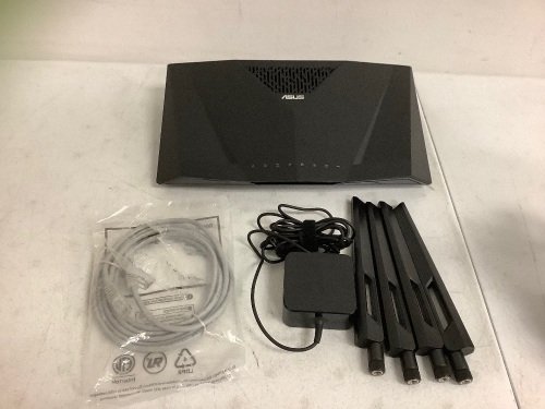 Asus Wireless Dual Band Gigabit Router, Powers Up, E-Commerce Return - Lot 473