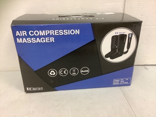 Air Compression Leg Massager, Powers Up, E-Commerce Return - Lot 496