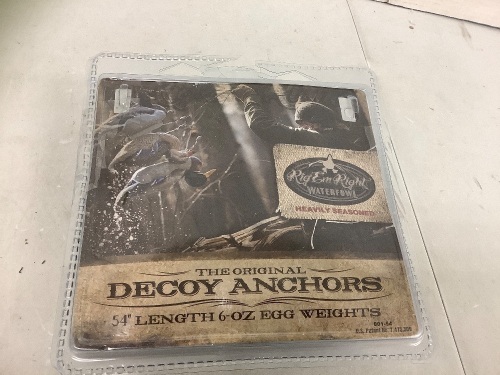 Rig Em Right Waterfowl Decoy Anchors, E-Commerce Return - Lot 504