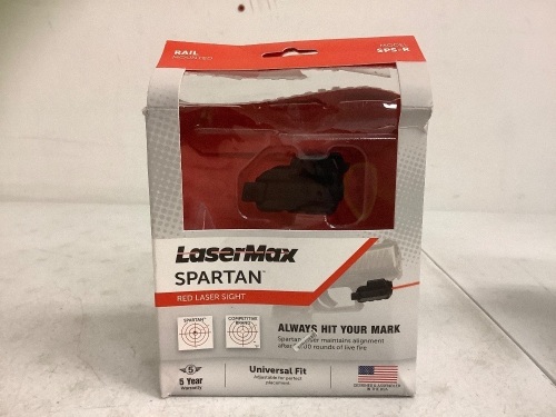 LaserMax Spartan Red Laser Sight, Untested, E-Commerce Return - Lot 646
