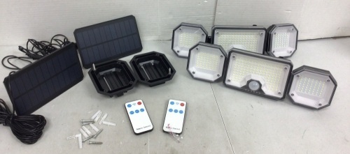 Solar Security Lights, Untested, E-Commerce Return - Lot 717