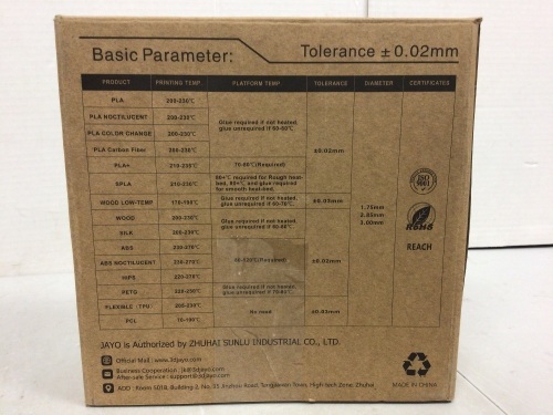 3D Printer Filament, Appears new - Lot 720A