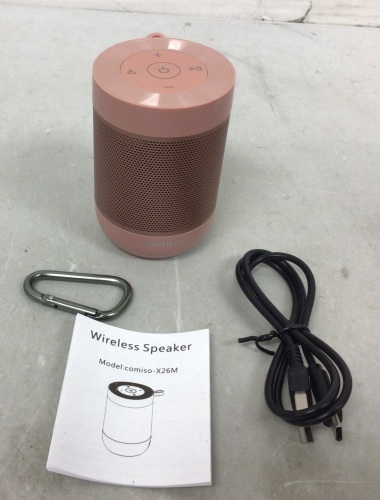 Comiso Wireless Speaker, Powers Up, E-Commerce Return - Lot 757