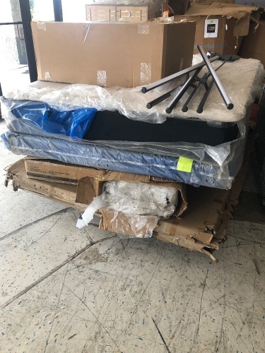 Pallet of Salvage Furniture and Items, Will be Broken/Damaged and have Missing Items, E-Comm Return, SOLD AS IS - Lot 5A