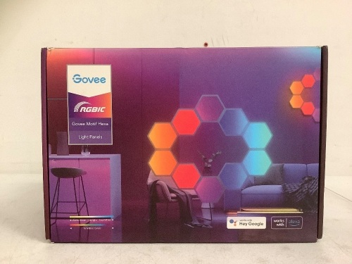 Govee Motif Hexa Light Panels, Untested, Appears New, Retail 174.99 - Lot 11