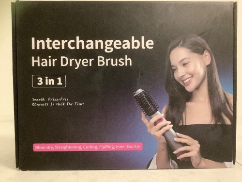 Interchangeable Hair Dryer Brush, Works, Appears New - Lot 51