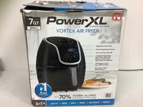 Power XL Vortex Air Fryer, Powers Up, E-Commerce Return - Lot 95