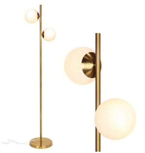 Mid Century Modern 2 Globe Floor Lamp, Untested, Appears New, Retail 94.99 - Lot 100