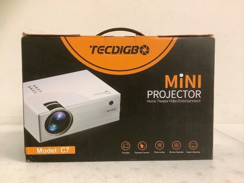 Mini Projector, Powers Up, Appears New - Lot 101