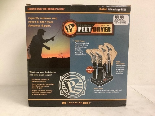 Peet Dryer Electric Footwear Dryer, Powers Up, Appears New - Lot 102
