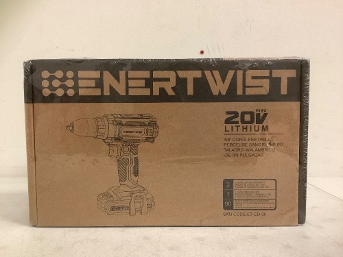 Enertwist Cordless Drill, New - Lot 104
