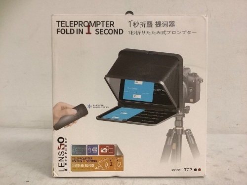 Teleprompter Case, Appears New - Lot 106