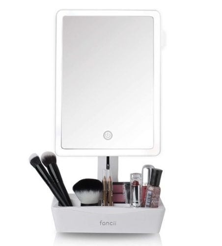 Fancii LED Lighted Vanity Makeup Mirror, Works, Appears New - Lot 113