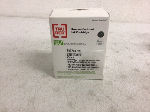 Tru Red Remanufactured Ink Cartridge, Cyan, New - Lot 146