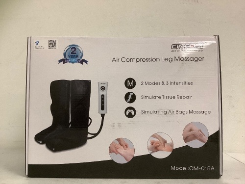Air Compression Leg Massager, Powers Up, Appears New - Lot 192