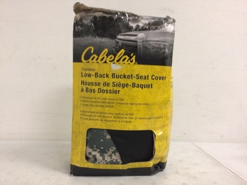 Low Back Bucket Seat Cover, Camo, E-Comm Return - Lot 193