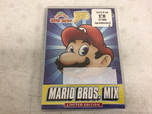 Mario Bros Mix DVD, New - Lot 241