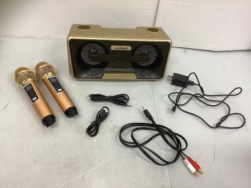 Karaoke Machine, Powers Up, E-Commerce Return - Lot 338