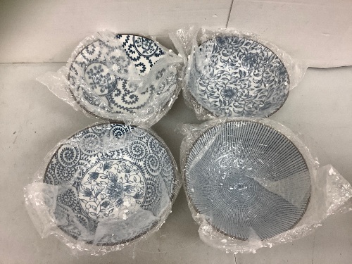 Decorative Ceramic Bowls Set, Appears New - Lot 339