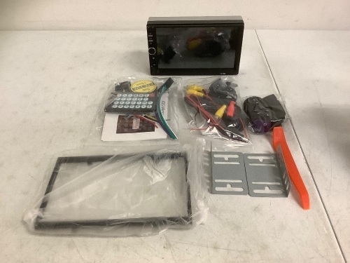 7" Touch Screen Car Media Player/ Remote Control/Rear View Camera, E-Commerce Return - Lot 345