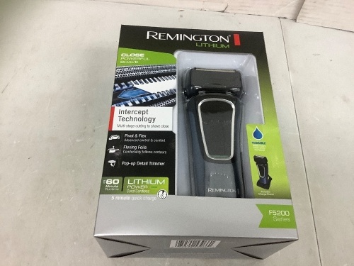 Remington Lithium Shaver, Powers Up, E-Commerce Return - Lot 365