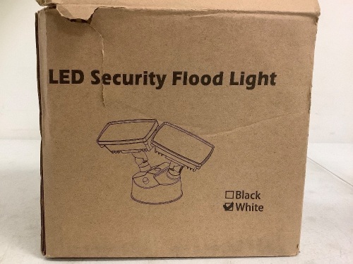 LED Security Flood Light, Appears New - Lot 387