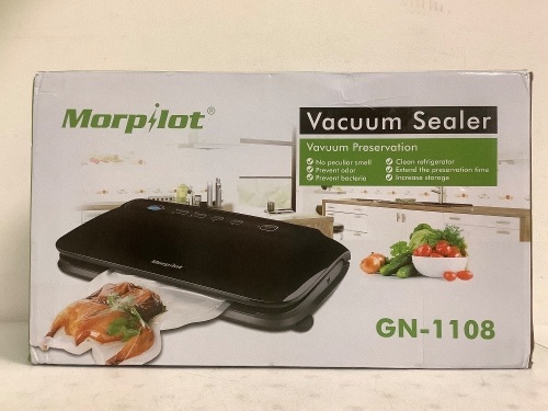 Morpilot Vacuum Sealer, Powers Up, Appears New - Lot 413