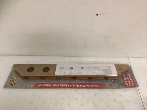Horizontal Wall Rack, E-Comm Return - Lot 420