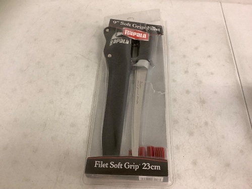 Rapala 9" Soft Grip Fillet Knife, E-Commerce Return - Lot 429