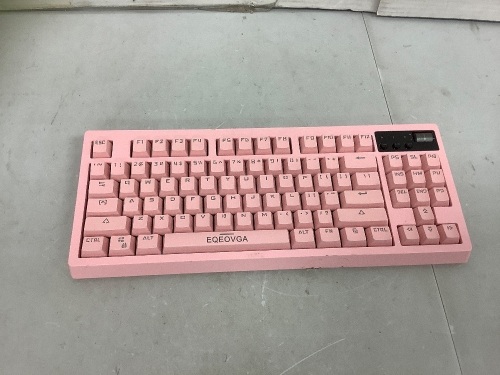 RGB Wireless Gaming Keyboard, Missing USB Receiver & Cable, Powers Up, E-Commerce Return - Lot 459