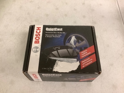 Bosch Quietcast Disc Brake Kit, E-Commerce Return - Lot 461