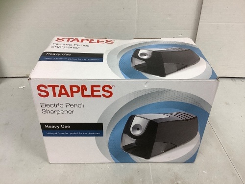 Staples Electric Pencil Sharpener, Powers Up, E-Commerce Return - Lot 467
