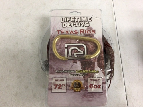 Lifetime Decoys Texas Rigs Coated Cable, E-Commerce Return - Lot 480