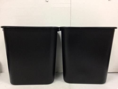 Lot of (2) Coastwide Wastebaskets, 15" Tall, E-Comm Return - Lot 513