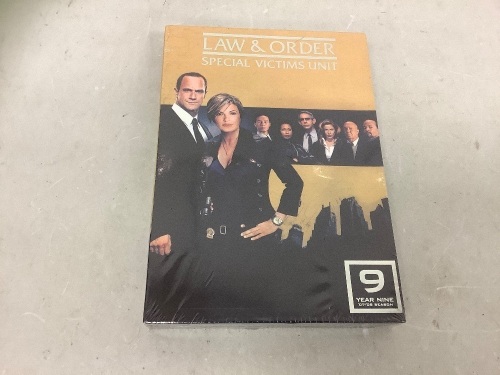Law & Order 9th Year Season DVD Set, New - Lot 534