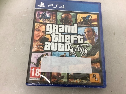 PS4 Grand Theft Auto 5, New - Lot 540