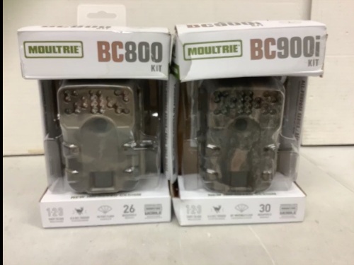 Lot of (2) Moultrie Trail Cameras, Untested, E-Commerce Return - Lot 557