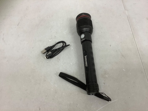 iProtec Flashlight, Powers Up, E-Commerce Return - Lot 559