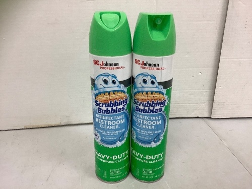 Lot of (2) Scrubbing Bubbles Disinfectant Restroom Cleaner, Appears New - Lot 564
